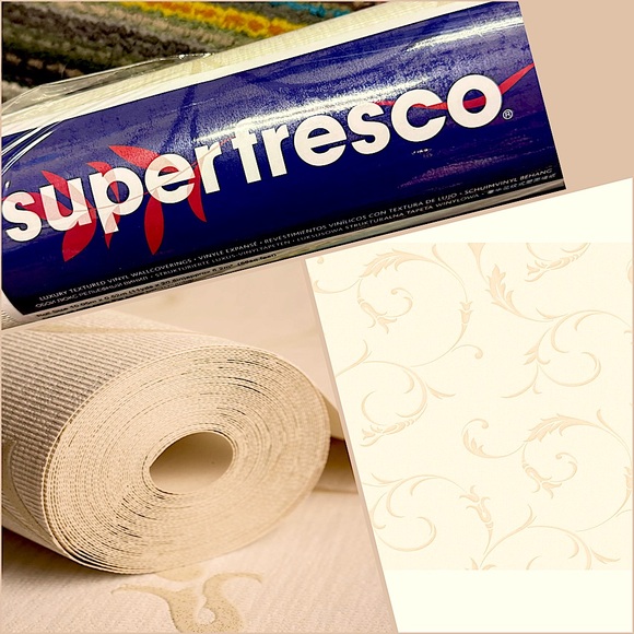 NWT* Graham & Brown 20-727 Athena Wallpaper, White/Gold - Picture 2 of 8